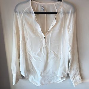 White Silk Blouse